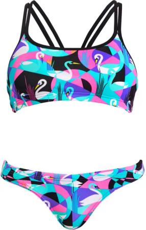 Funkita Bustier-Bikini Criss Cross Swan Around