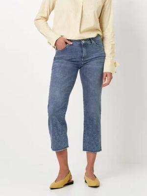 TONI 5-Pocket-Jeans Ella mit dezentem Muster