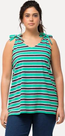 Ulla Popken Longtop Top Ringel A-Linie