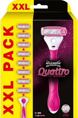 Wilkinson Rasierklingen Quattro for Women, 8-tlg.