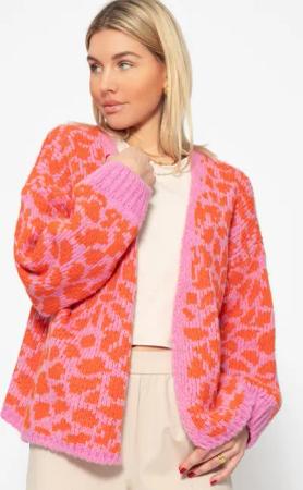 SASSYCLASSY Cardigan Cardigan Damen aus Grobstrick