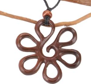 Guru-Shop Perlenkette Ethno Holzschmuck, Halskette, Surferkette