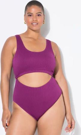 Studio Untold Badeanzug Badeanzug Softcups Bikini-Optik