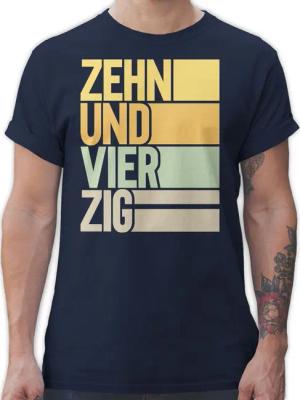 Shirtracer T-Shirt Zehnundvierzig 50. Geburtstag