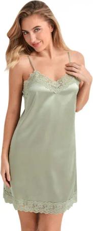 Cupshe Negligé Satin Spitzen Nachthemd