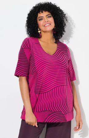 Ulla Popken T-Shirt T-Shirt grafischer Druck