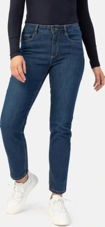 STOOKER WOMEN 5-Pocket-Jeans "Zermatt Denim Straight Fit", Straight Fit Casual Clean Wash Denim Jeans für Damen