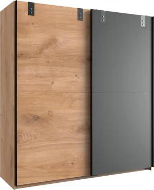 Wimex Schwebetürenschrank "Liverpool, Made in Germany", Kleiderschrank im Industrial Look, 135 oder 180x64x198cm