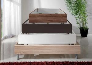 Wimex Bett "Easy, große Auswahl an Größen und Farben, auch in Komforthöhe", (Made in Germany), ohne Kopfteil, ideal unter Dachschrägen oder Fenster