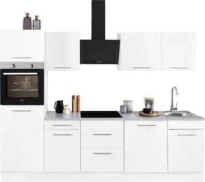 wiho Küchen Küchenzeile "Ela", Breite 280 cm, Soft-Close-Funktion, höhenverstellbare Füße
