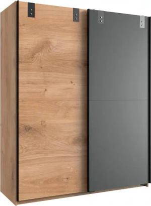 Wimex Schwebetürenschrank "Liverpool, Made in Germany", Kleiderschrank im Industrial Look, 135 oder 180x64x198cm