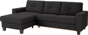 Places of Style Ecksofa "Varese L-Form", wahlweise mit Bettfunktion und Vorziehfunktion