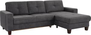 Places of Style Ecksofa "Varese L-Form", wahlweise mit Bettfunktion und Vorziehfunktion