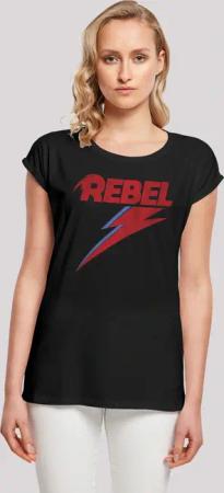 F4NT4STIC T-Shirt "David Bowie Distressed Rebel", Print