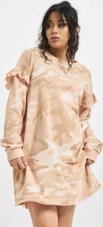 Urban Classics Ladies Camo Volant Crew Dress