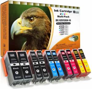 Kompatibel Canon PGI-525, CLI-526 Multipack 10-Farben