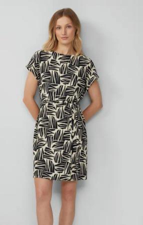s.Oliver Minikleid Strukturiertes Jerseykleid im Relaxed