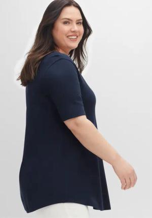 Sheego T-Shirt Longshirt