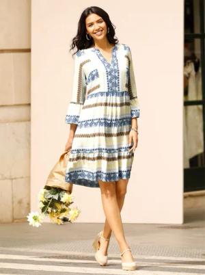 Classic Basics Druckkleid "Kleid"