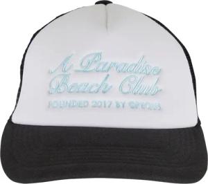PEQUS Trucker Cap "PEQUS PEQUS A Paradise Beach Club Curved Logo Trucker Cap"