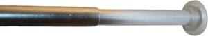 Clever-Kauf-24 Duschvorhangstange Teleskop-Duschstange 70-120cm, silber, Ø