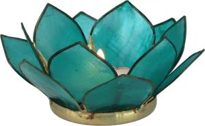Guru-Shop Windlicht Lotus Teelicht Muschel 11*4
