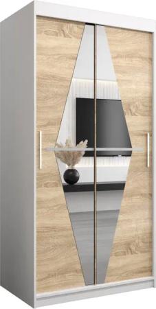 ABIKS MÖBEL Schwebetürenschrank BOLIWIA Schlafzimmerschrank -