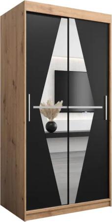 ABIKS MÖBEL Schwebetürenschrank BOLIWIA Schlafzimmerschrank -