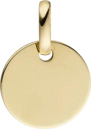 JOBO Kettenanhänger Anhänger rund, 333 Gold