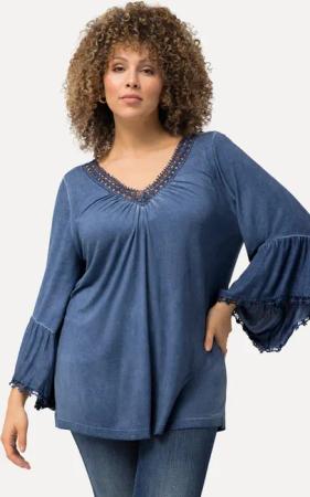 Ulla Popken T-Shirt T-Shirt cold dyed