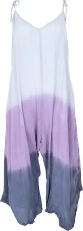 Guru-Shop Relaxhose Batik Jumpsuit, Sommer Overall,