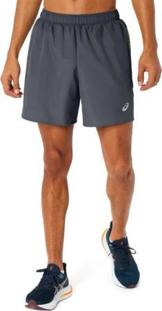 Asics Laufhose ICON SHORT CARRIER GREY/SAFETY
