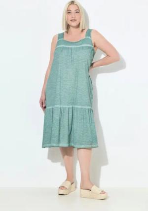 Ulla Popken Midikleid Jerseykleid cold dyed