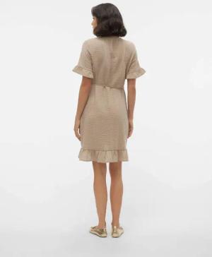 Vero Moda Minikleid CHRIS (1-tlg) Wickel-Design