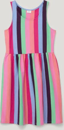 s.Oliver Minikleid Kleid mit Streifen Raffung