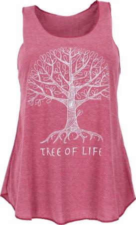 Guru-Shop T-Shirt Tanktop mit Ethnodruck, Tree