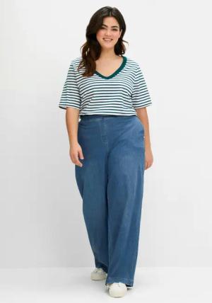 Sheego T-Shirt Ringelshirt