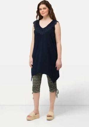 Ulla Popken Longtop Longtop Spitze V-Ausschnitt