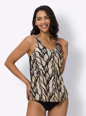 Sieh an! Tankini-Top Tankini-Oberteil