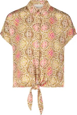 Cartoon Kurzarmbluse Oversize-Bluse