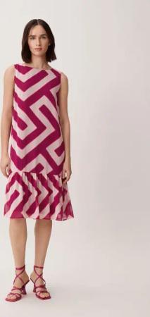 Comma Minikleid Kleid mit Volants Volants