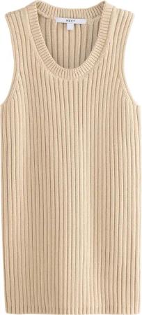 Next Trägertop Geripptes Tanktop mit Rundhalsausschnitt