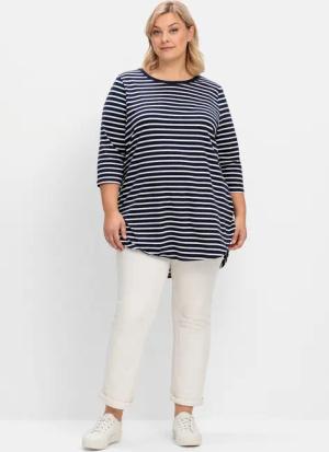 Sheego T-Shirt Longshirt