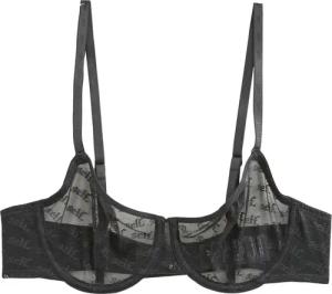 self Balconnet-BH Unwattierter Balconette-BH mit Mesh