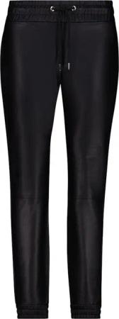 Monari 2-in-1-Hose Hose in Lederoptik schwarz