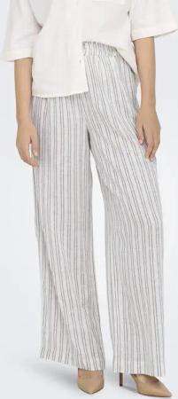 ONLY Stoffhose Elegante Leinen Culotte High