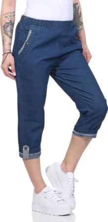 Aurela Damenmode Caprijeans Kurze Damen Jeans