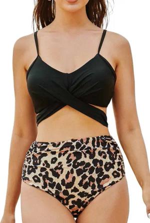Lovolotti Push-Up-Bikini Damen Highwaist BIKINI SET-202239