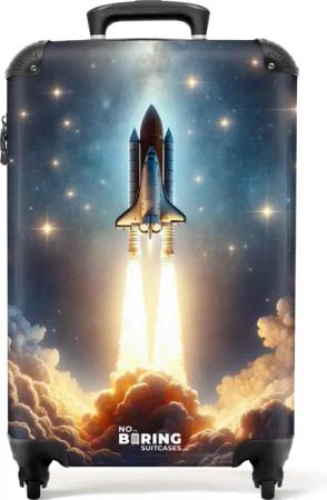 NoBoringSuitcases.com© Kinderkoffer Starten einer Rakete 55x35x20cm,