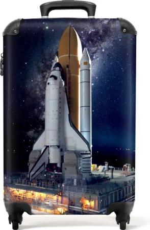 NoBoringSuitcases.com© Kinderkoffer Weltraum - Spaceshuttle -